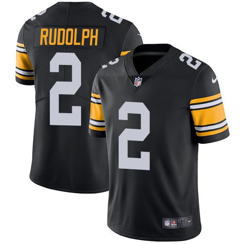 Men Pittsburgh Steelers 2 Mason Rudolph Nike Black Limited NFL Jersey